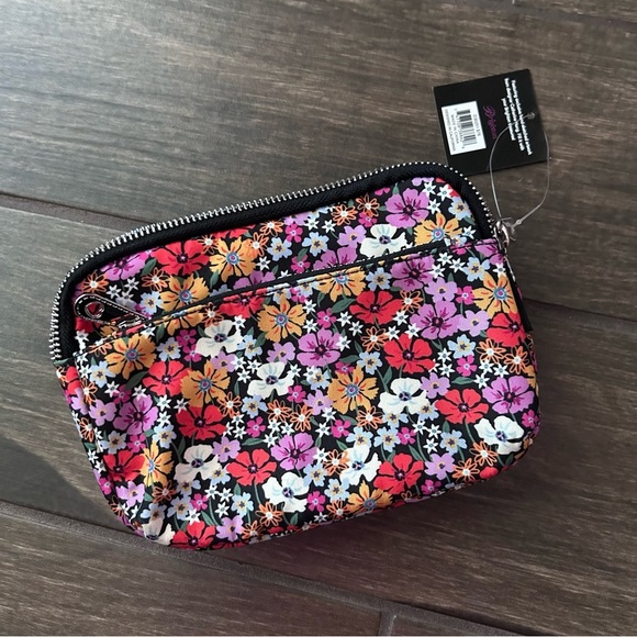 NWT Brighton Painted Poppies Floral Belt Bag Fanny Pack - Picture 2 of 8
